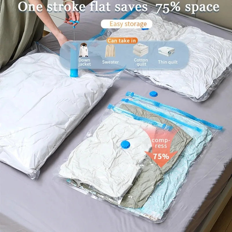 Vacuum Storage Bags 1-10 Pack | Space Saver for Comforters & Travel