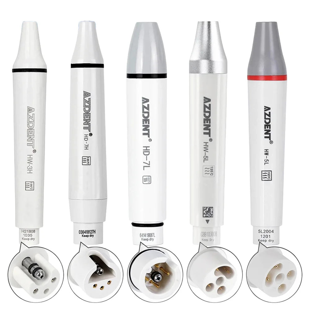 AZDENT Dental Ultrasonic Piezo Scaler Handpiece – 135° Sterilizable, Compatible with SATELEC, DTE, WOODPECKER, EMS, VRN