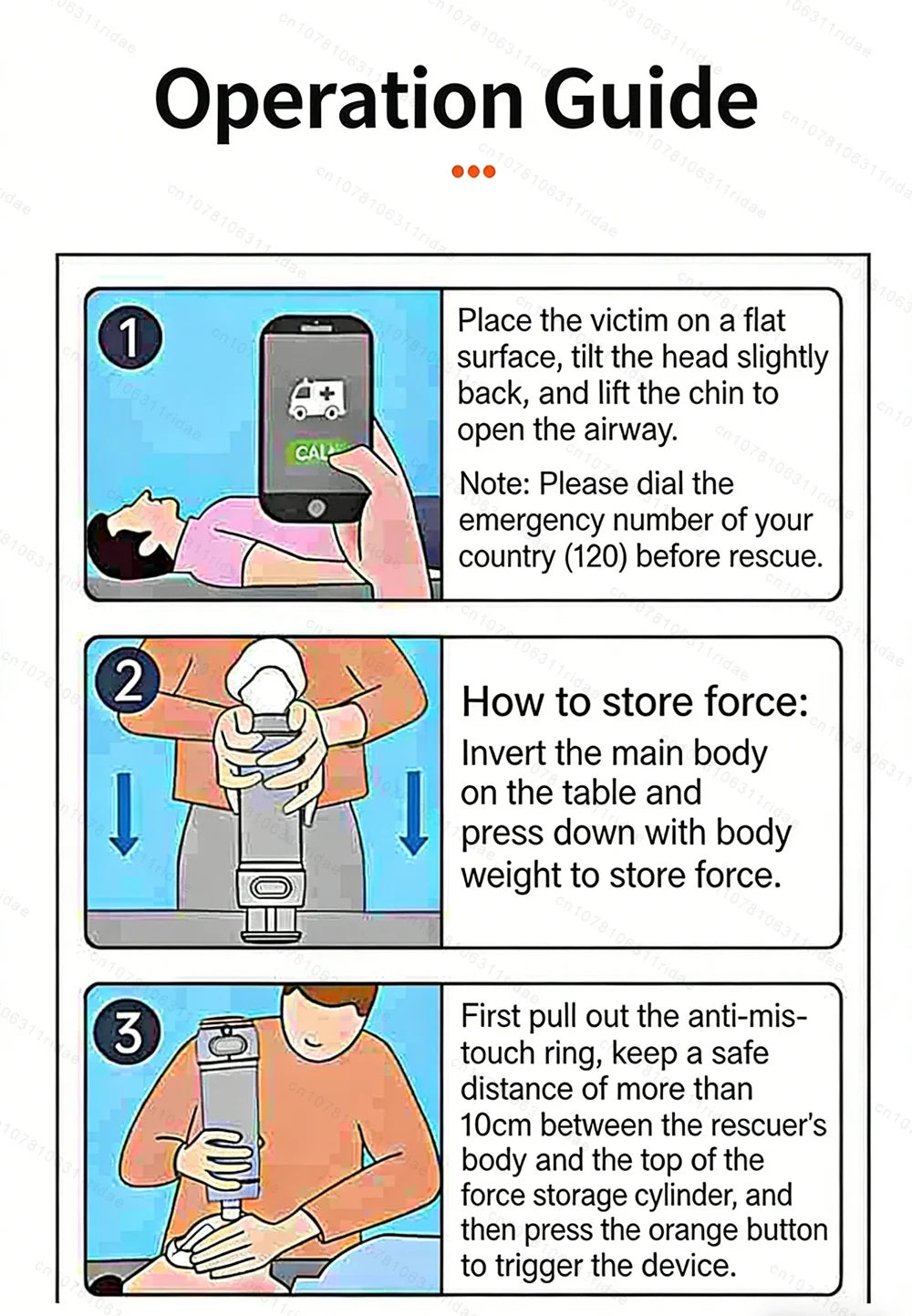 Anti-Choking Emergency Device Kit for Kids & Adults