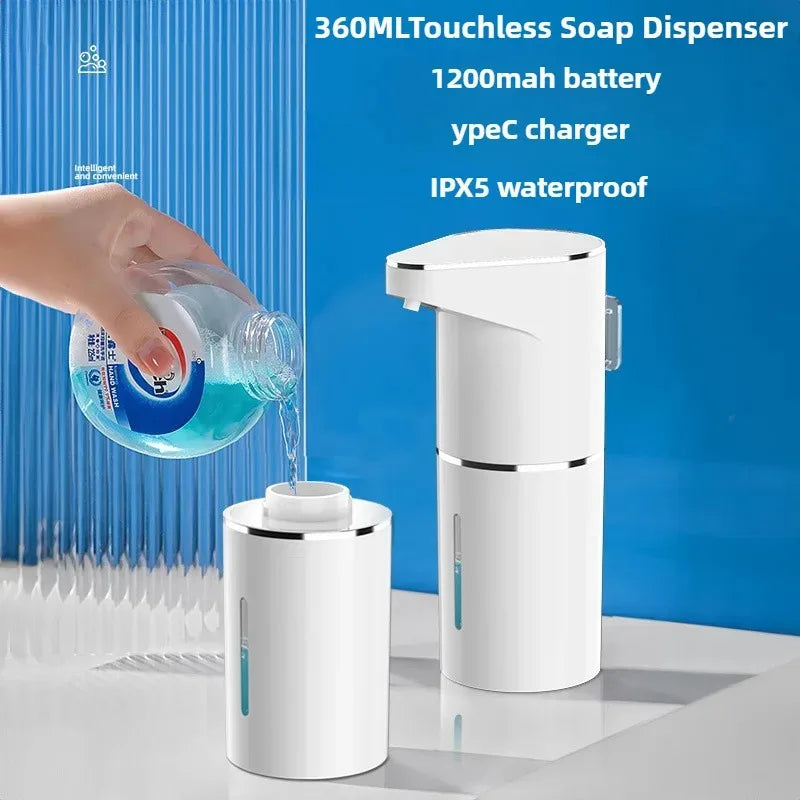 Automatic Sensing Soap Dispenser - Contactless Wall Mounted Frother