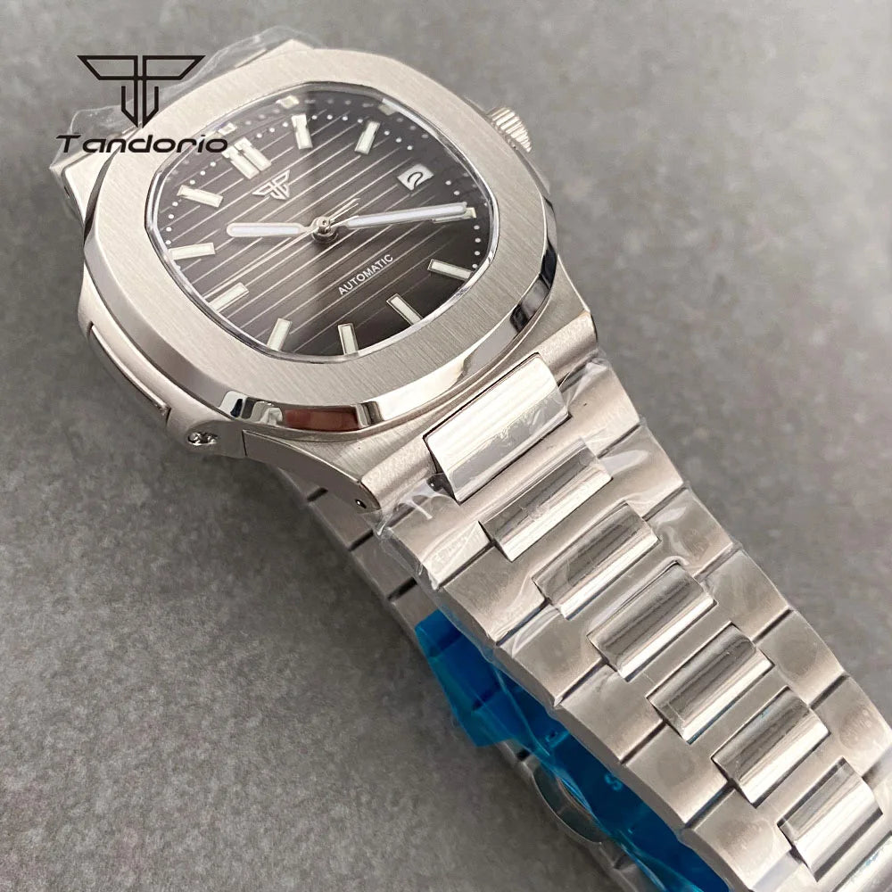 Tandorio Square Automatic Watch - Sapphire, Lume, NH35