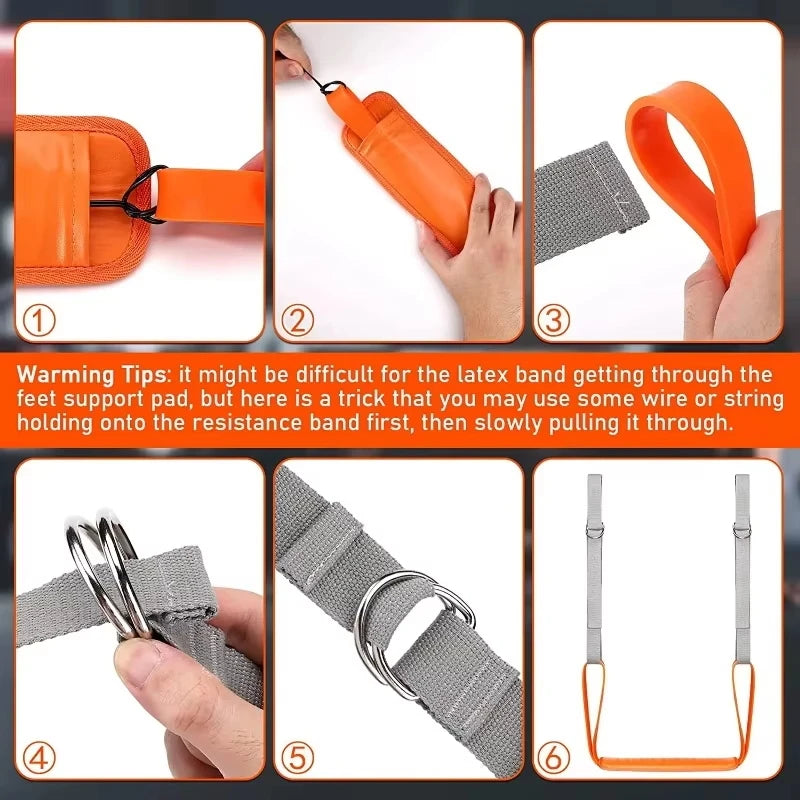 Adjustable Pull Up Assistance Band | Power Resistance Training for Home Fitness