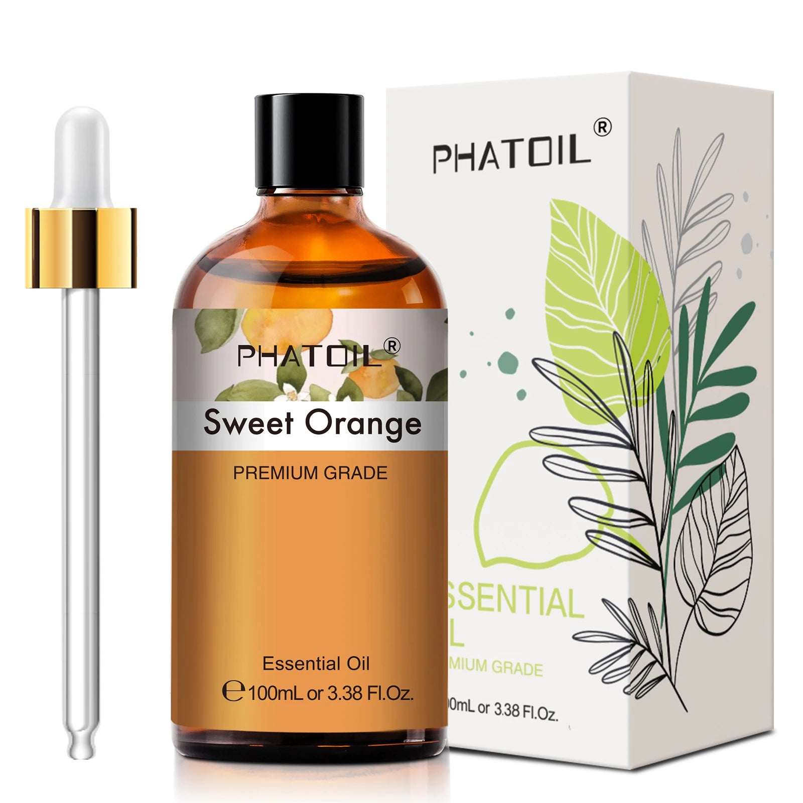 PHATOIL Premium Essential Oil Blend - Sandalwood, Lavender, Eucalyptus, Peppermint
