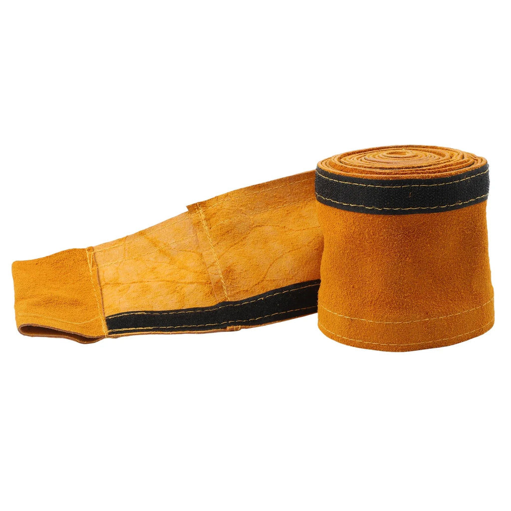 Flame Retardant Leather Welding Cable Sleeve 3.5m - TIG, MIG, Plasma Torch Protection