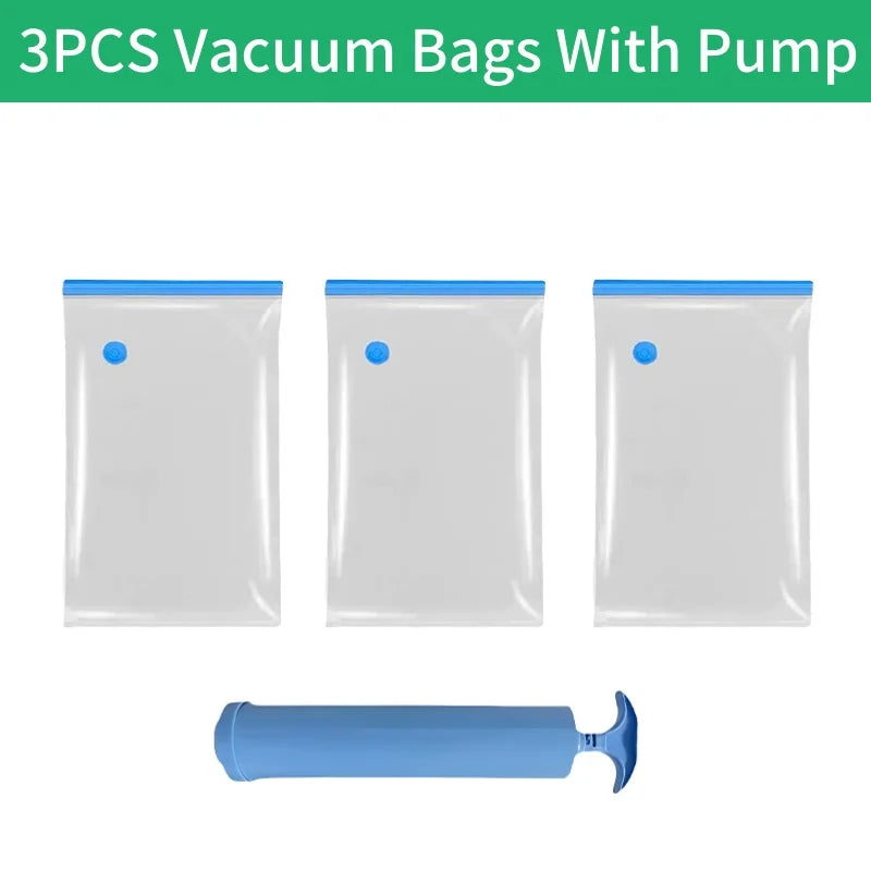 Vacuum Storage Bags 1-10 Pack | Space Saver for Comforters & Travel