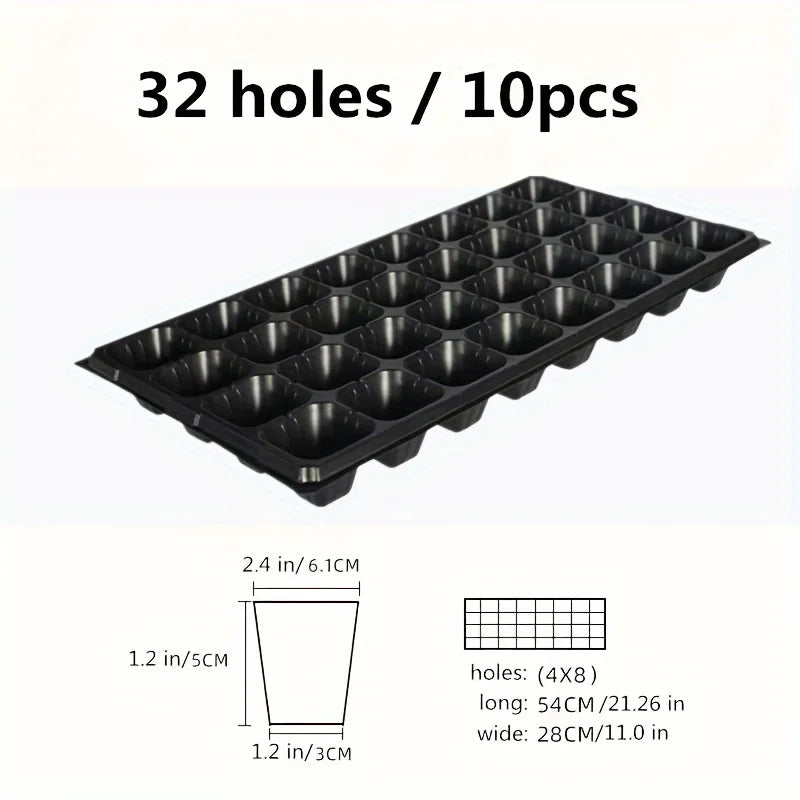 Nursery Seed Starter Tray - Greenhouse & Garden Plant Germination