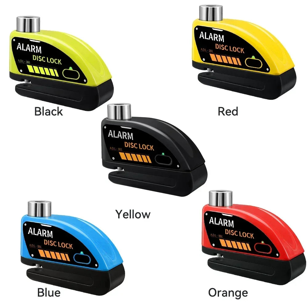 Extractme 110dB Motorcycle Alarm Disc Lock - Ultimate Waterproof Anti-Theft Security