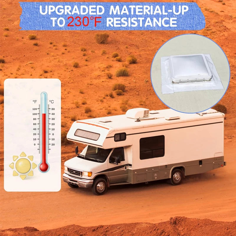 Vabena 16.4ft White RV Sealant Tape - Waterproof UV/Weatherproof Repair