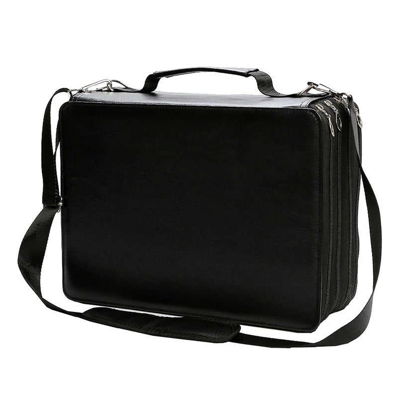 Vabena Large Capacity 168/224 Slot Pencil Case - Felt Marker Storage Organizer