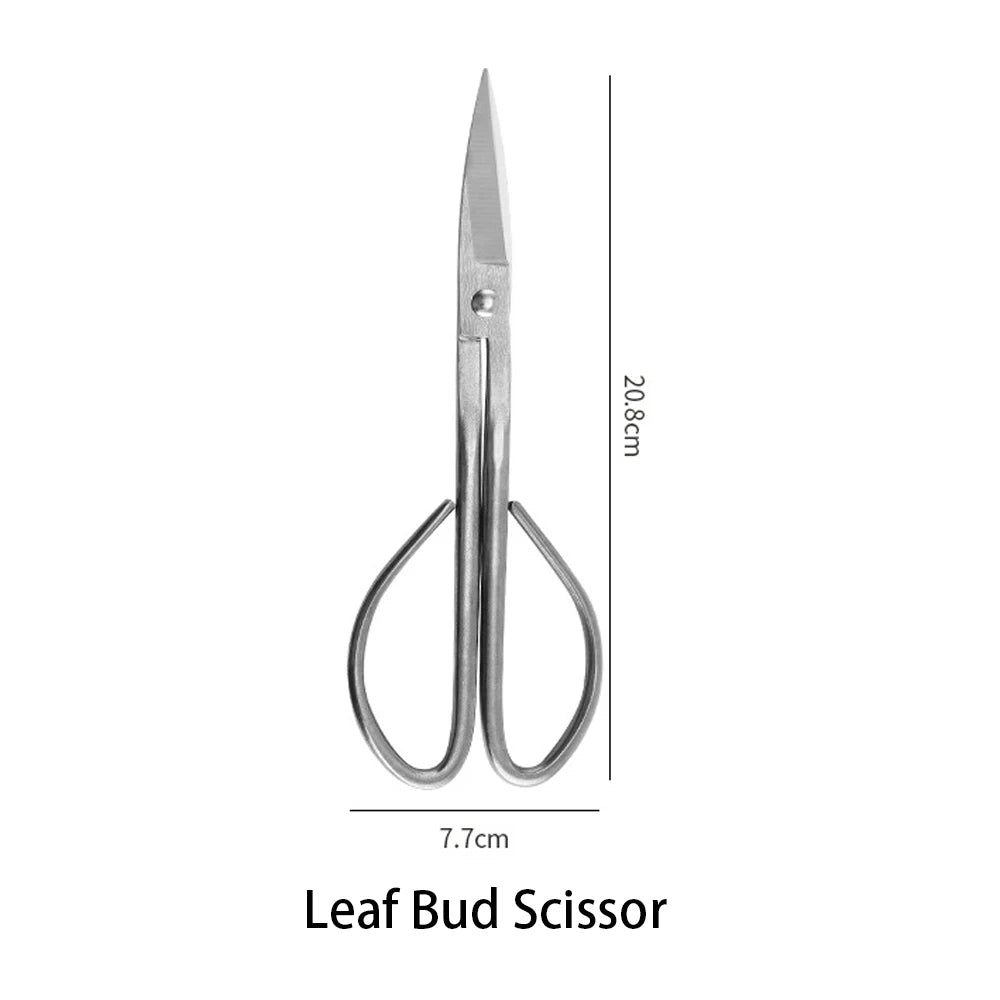 Professional Bonsai Tools: Root Cutter & Pruning Scissors - Stainless Steel