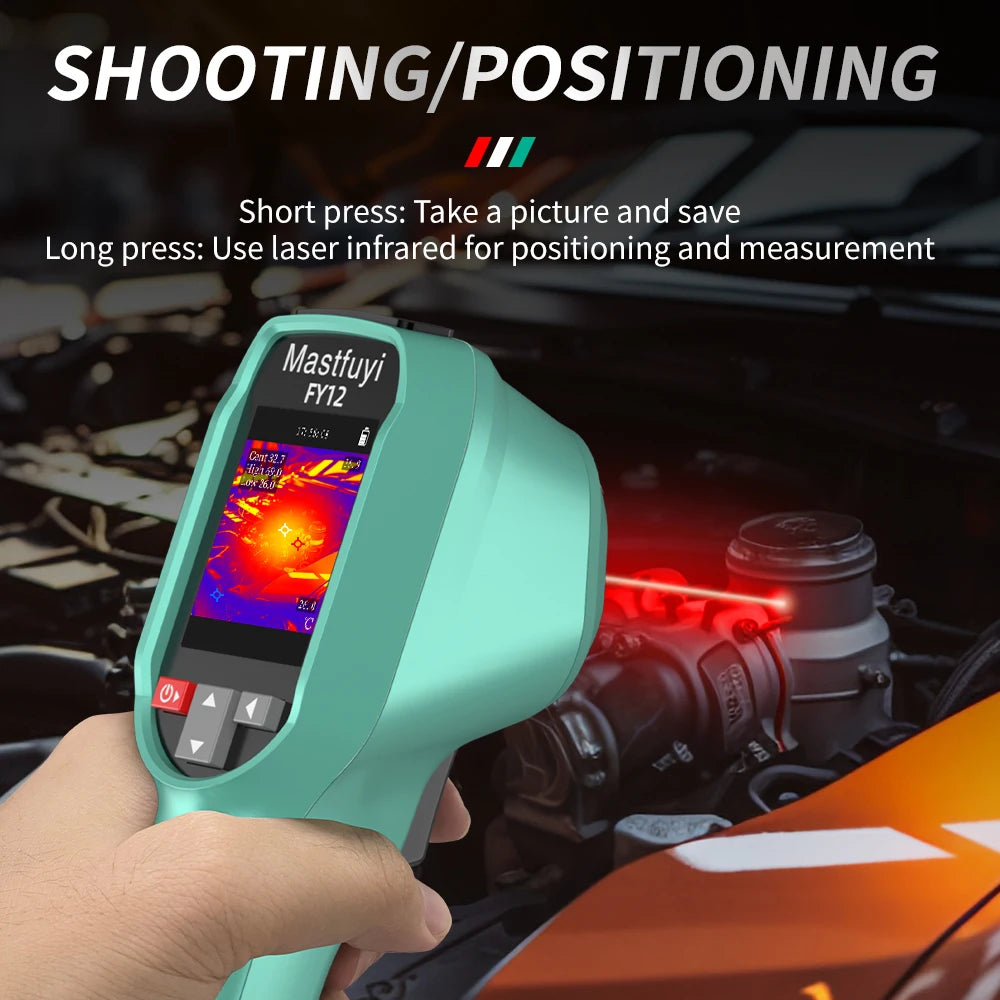 MASTFUYI Rechargeable Thermal Camera -20°C~550°C | Waterproof Handheld Imager