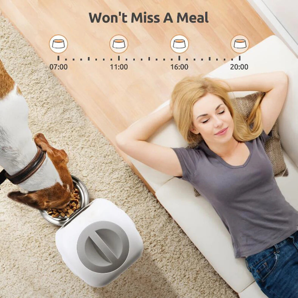 ZYfeeder WiFi Automatic Cat Feeder - Swirl Slow-Feed Dispenser