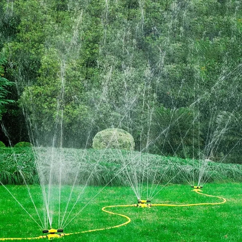360° Automatic Rotating Garden Lawn Sprinkler for Large Area Coverage