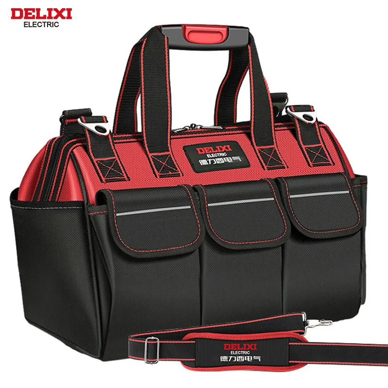 DELIXI ELECTRIC Multifunctional Waterproof Tool Bag - Durable Professional Storage
