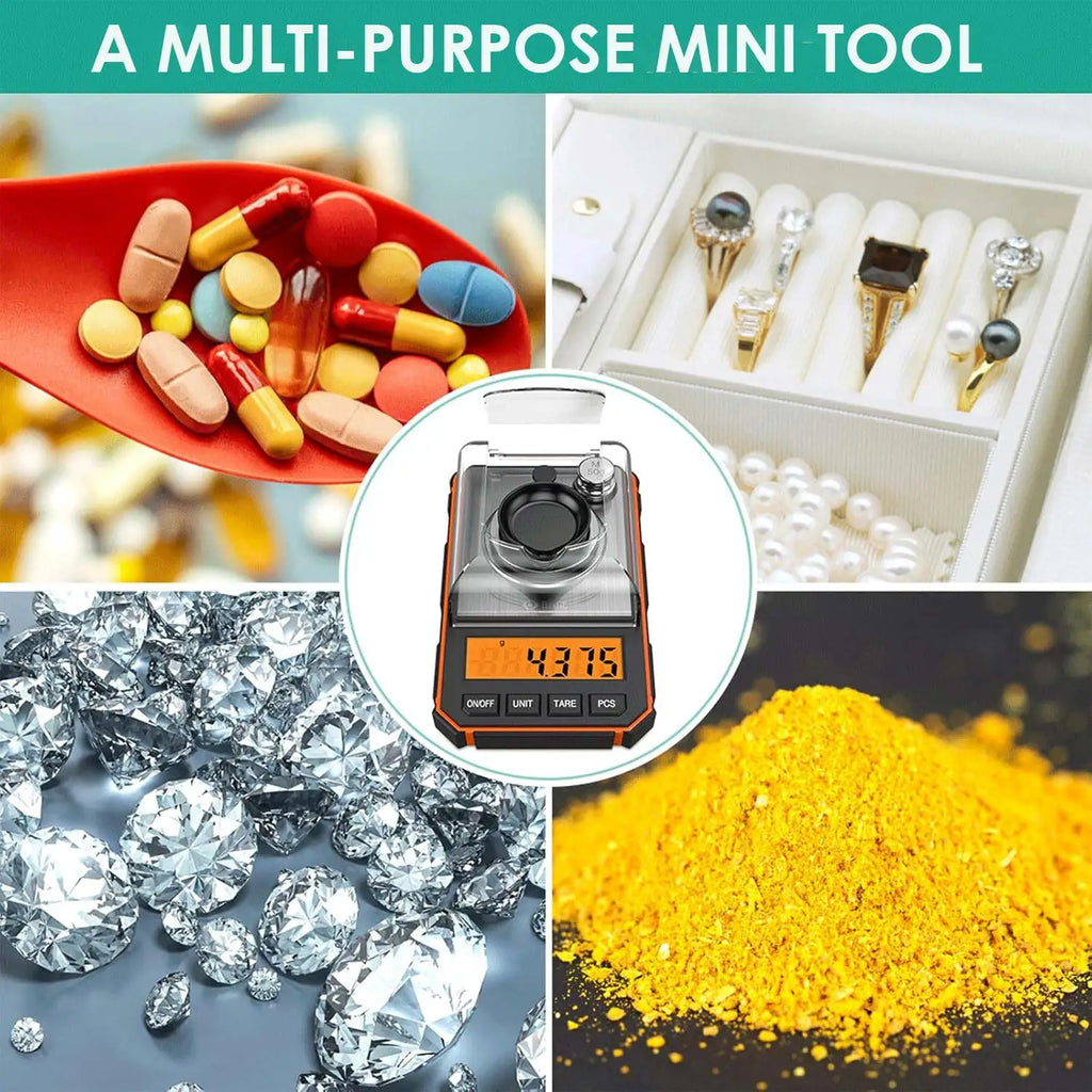 Brifit 0.001g/50g Digital Milligram Scale | High Precision Weight & Calibration