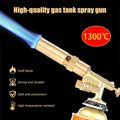 Pure Copper Auto Ignition Welding Torch Gas Burner - Brazing, Cooking & BBQ Flame Gun