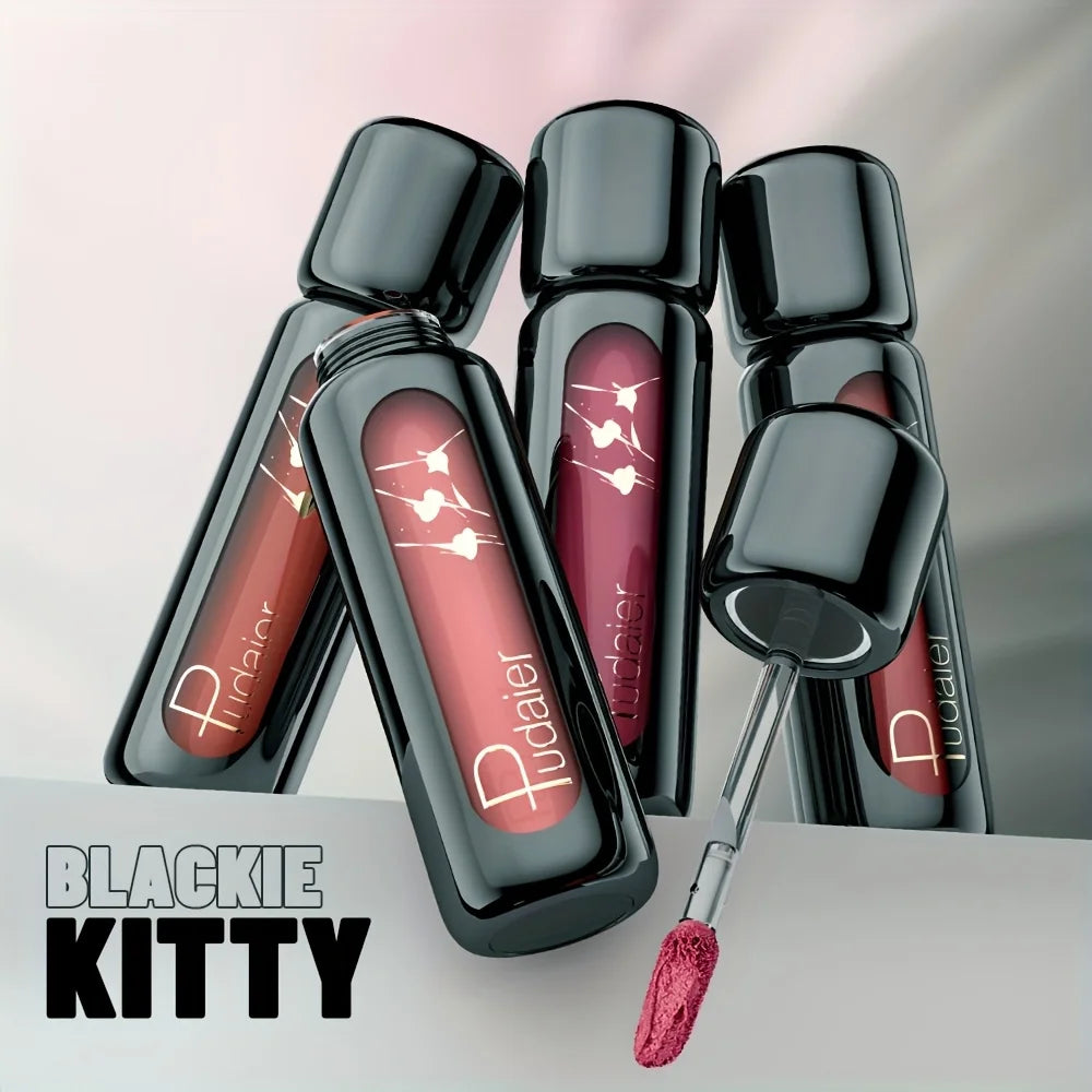 Matte Velvet Lip Gloss | Highly Saturated Liquid Lip Mud | Non-Stick & Long Lasting
