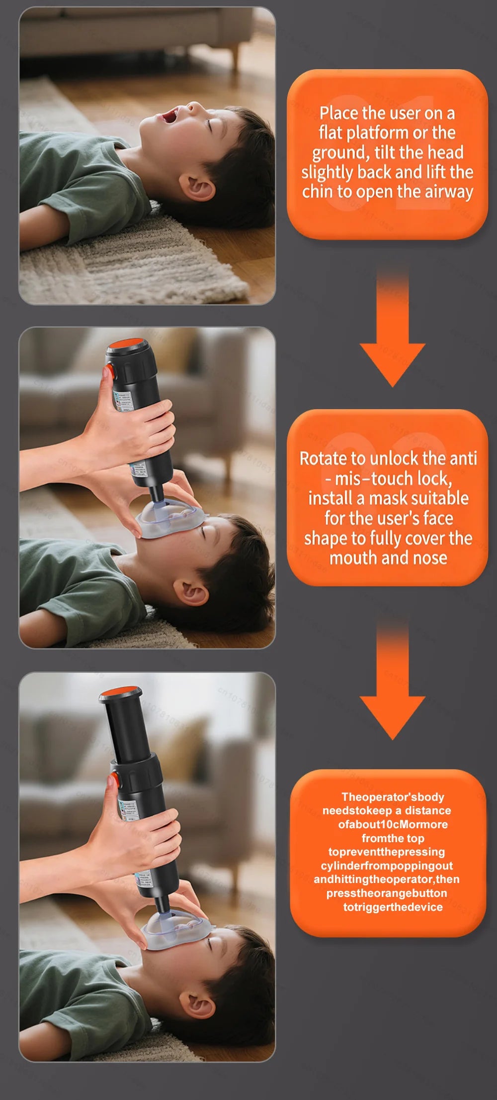 Anti-Choking Emergency Device Kit for Kids & Adults