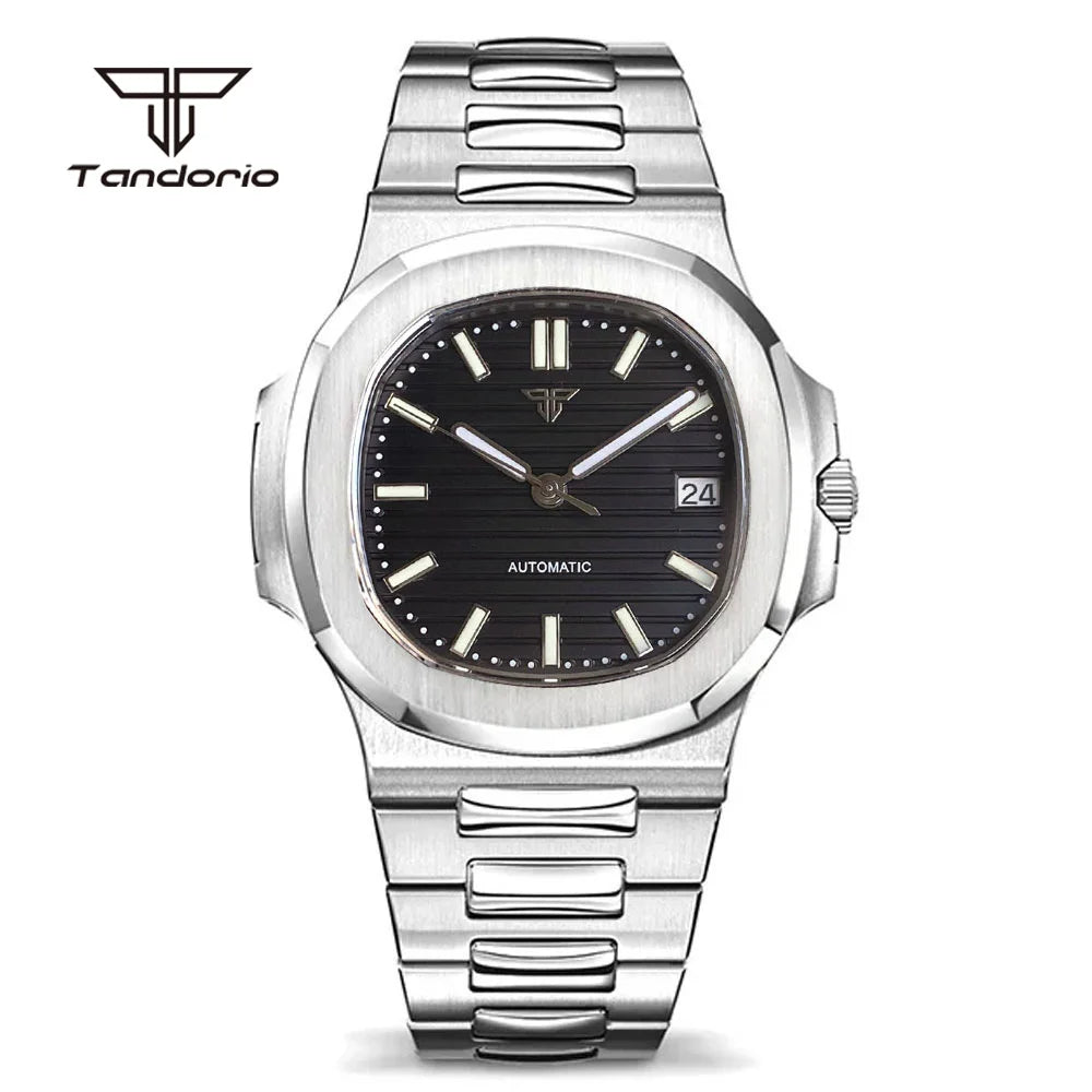 Tandorio Square Automatic Watch - Sapphire, Lume, NH35