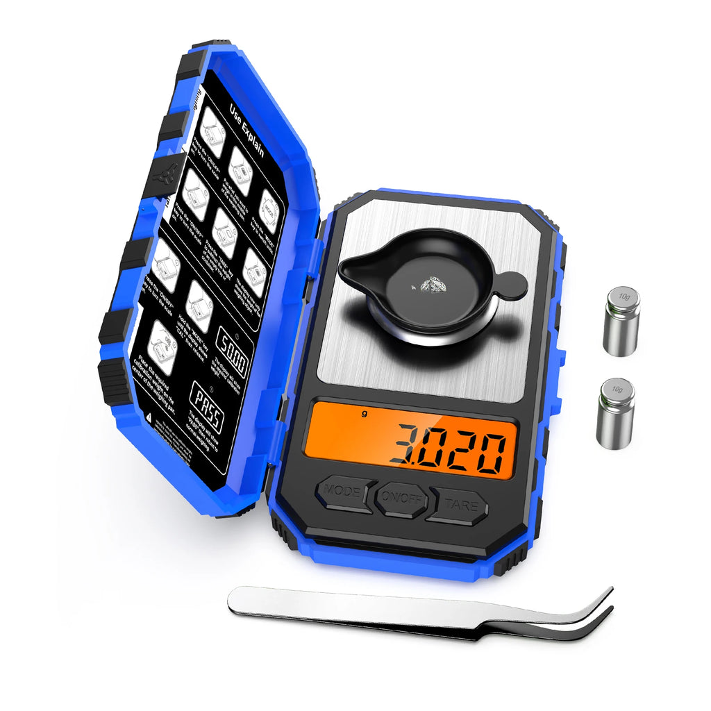 Brifit 0.001g/50g Digital Milligram Scale | High Precision Weight & Calibration