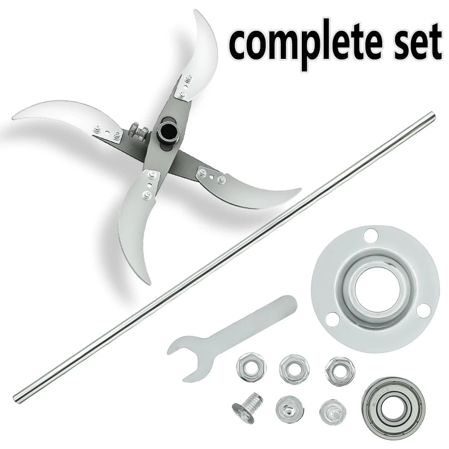 Vabena Multifunctional Grass & Veg Chopping Blade Set - Stainless Steel