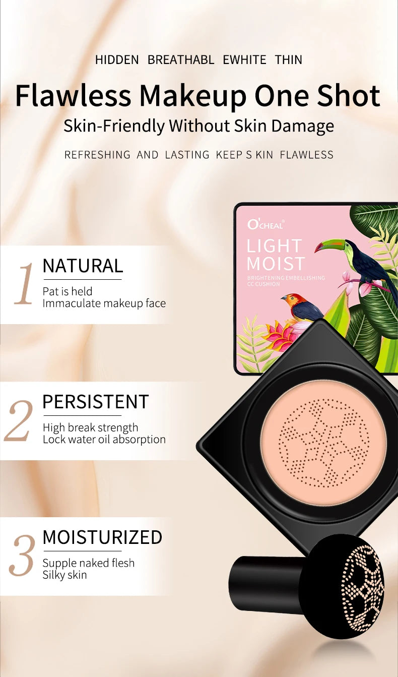 OCHEAL Mushroom Head BB Cream Foundation Concealer Cushion