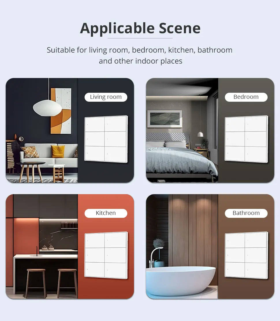 Zemismart Smart Wall Scene Controller | Home Automation Hub