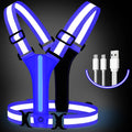 Enhanced Visibility Reflective Safety Vest - Adjustable for Running & Cycling
