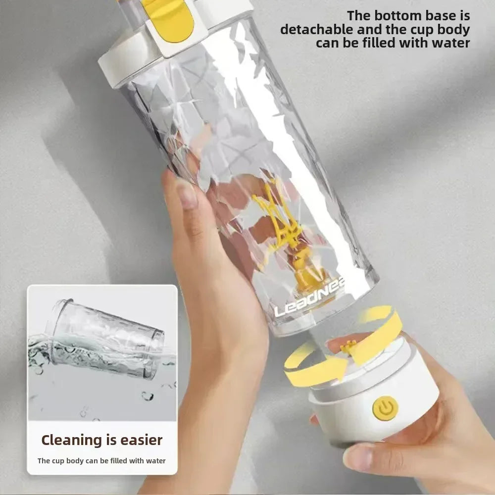 650ml Electric Protein Shaker Bottle - Automatic Mixer for Smooth Drinks