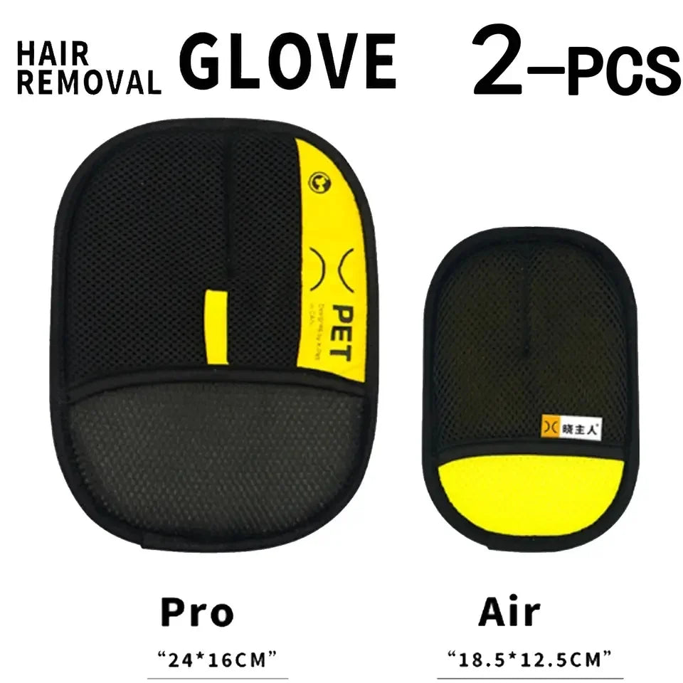 Pet Hair Removal Glove | Two-Way Electrostatic Brush for Cats, Dogs, Furniture & Clothes
