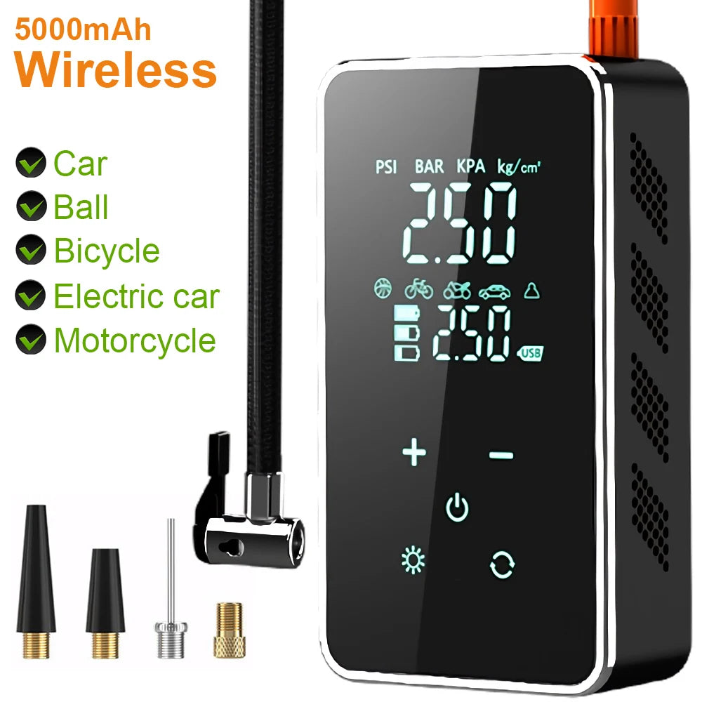 Portable Wireless 150psi Tire Inflator with Digital Display