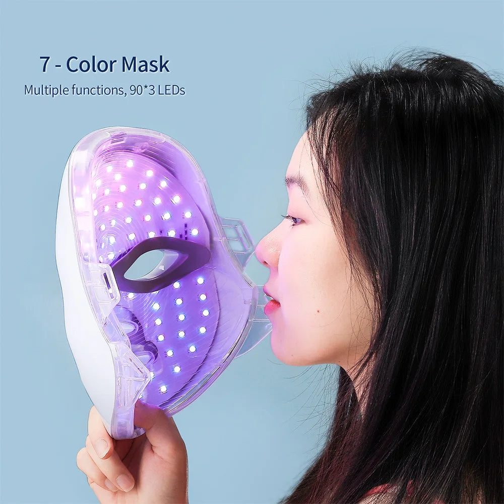 Vabena Wireless LED Mask: 7-Color Photon Therapy for Youthful Skin