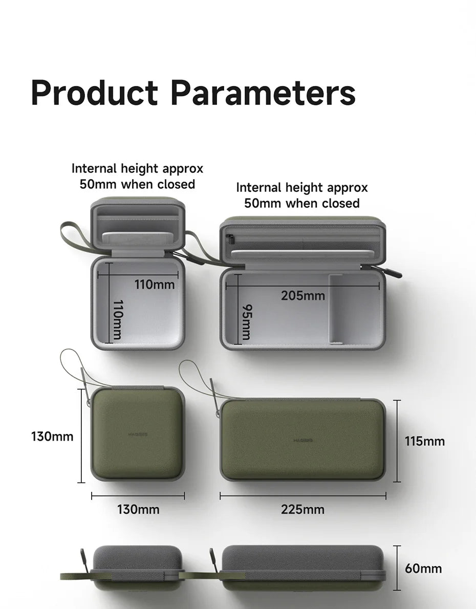 Hagibis Travel Cable Organizer Bag - Portable Electronics Carry Case