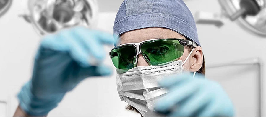 Laser Safety Glasses - UV, IR, IPL, FPV Eye Protection 1064nm, 532nm