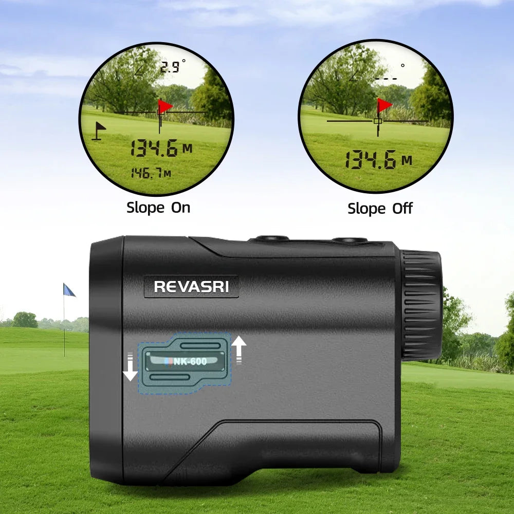 REVASRI 600M Golf Laser Rangefinder – Precision with Slope