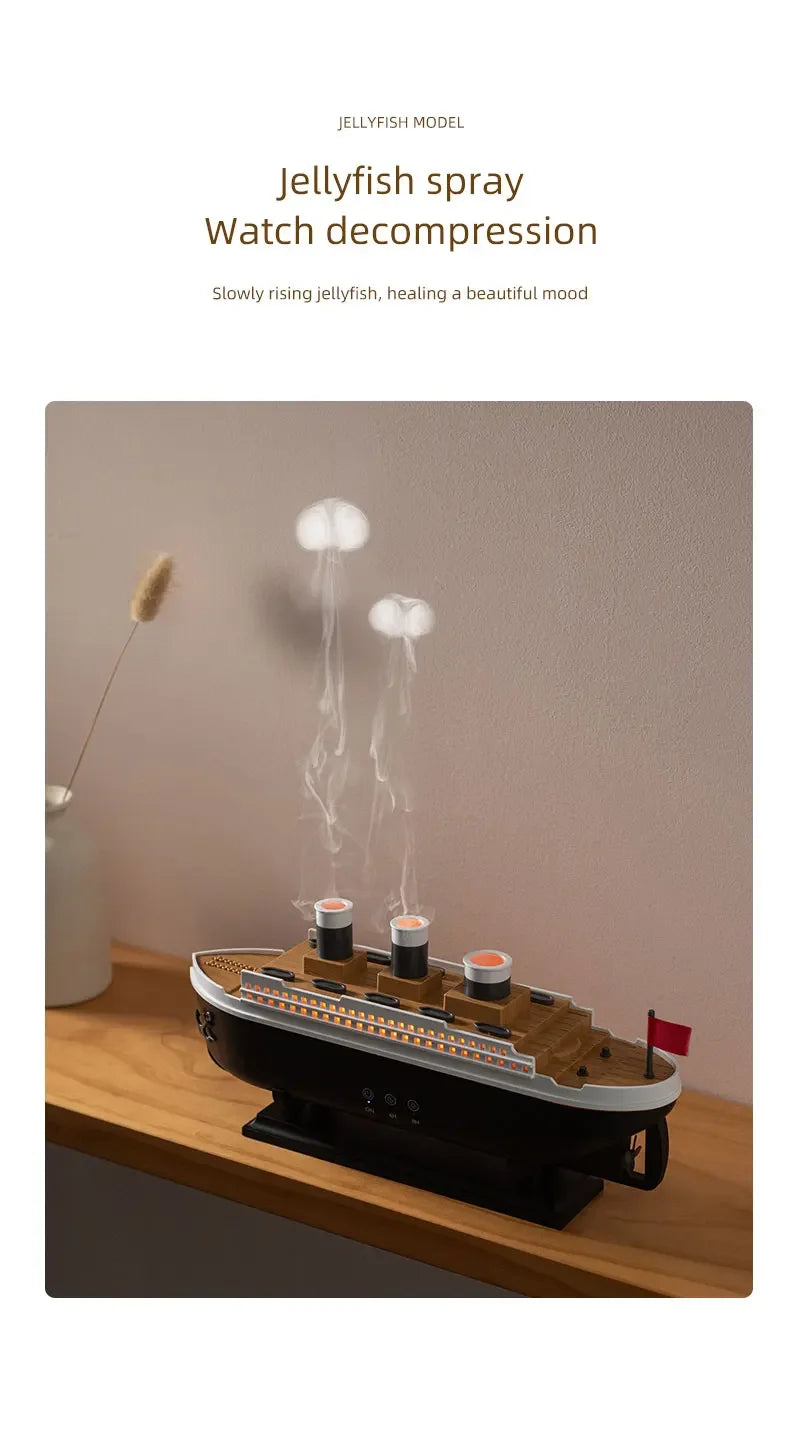 CREAROMA Titanic Humidifier - 250ml Remote Control Air Diffuser