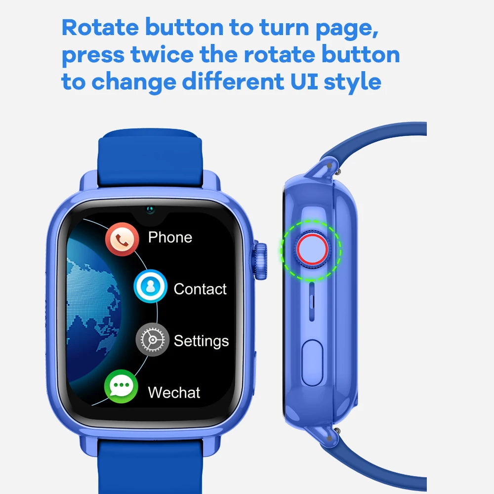 Kids 4G Smartwatch with GPS Tracker & Video Call