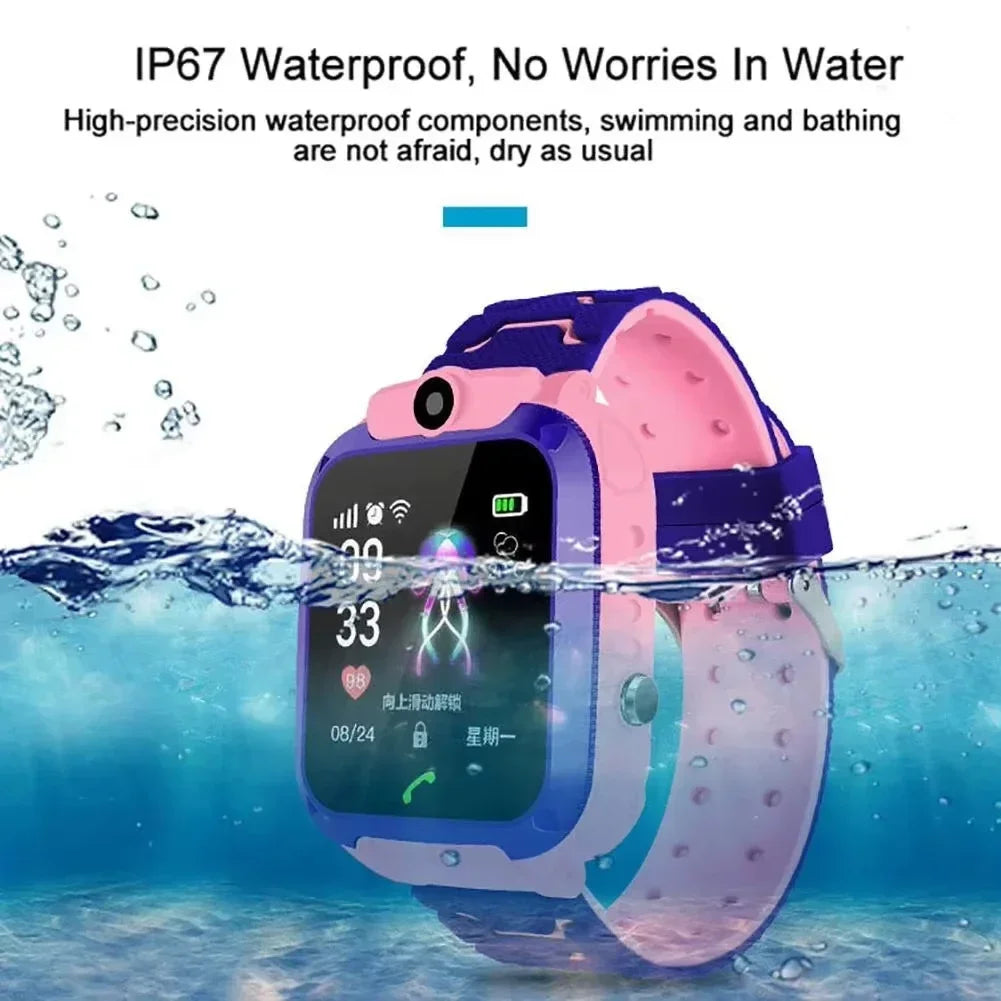 Lenovo 2026 Kids 5G Smartwatch - GPS, SOS, Call, Camera, Waterproof