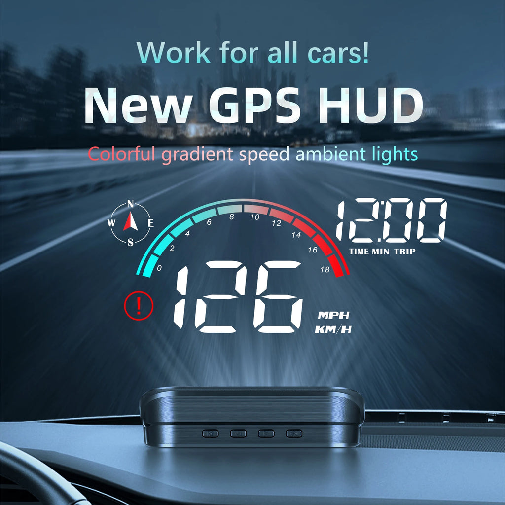 M22 Car HUD Head Up Display | Universal GPS Speedometer Projector