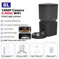 8L Smart Automatic Cat Feeder with 1080p Camera & 5G WiFi App Control