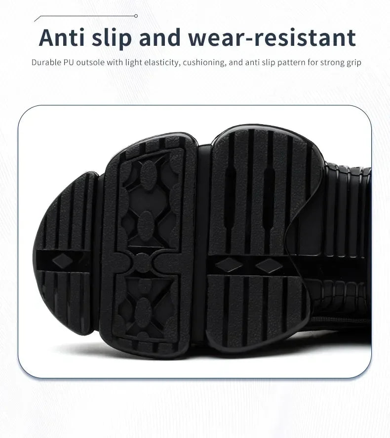 Vabena Lace-Free Steel Toe Safety Sneakers for Ultimate Work Comfort