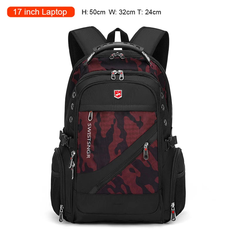 Vabena 2026 Waterproof Laptop Backpack - 17/20 Inch Travel & Everyday Rucksack for Men & Women