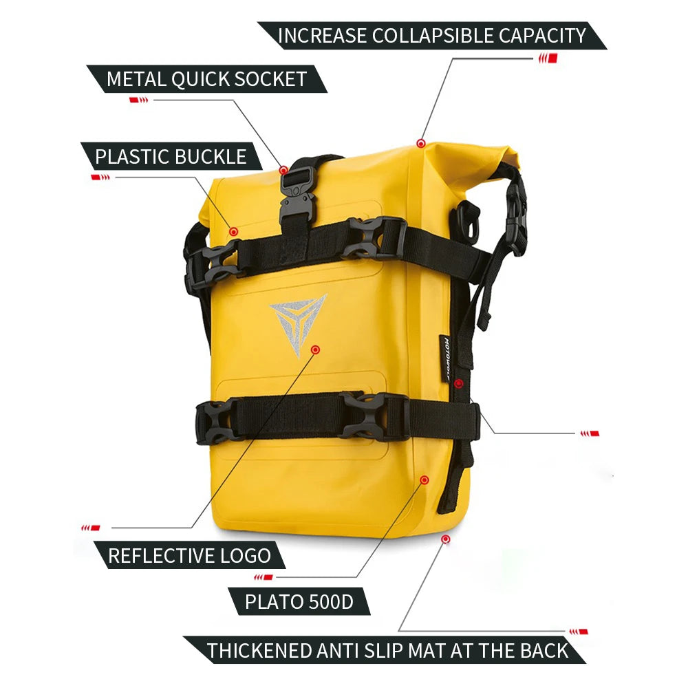 Motorcycle Frame Crash Bar Bag for BMW R1250GS R1200GS ADV Honda NC750X CB500X - Waterproof Tool Storage