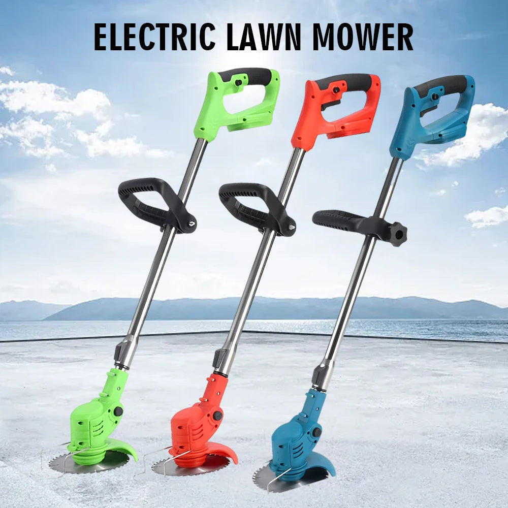 2026 Cordless Electric Grass Trimmer & Lawn Mower – Adjustable Garden Tool, Makita 21V Compatible