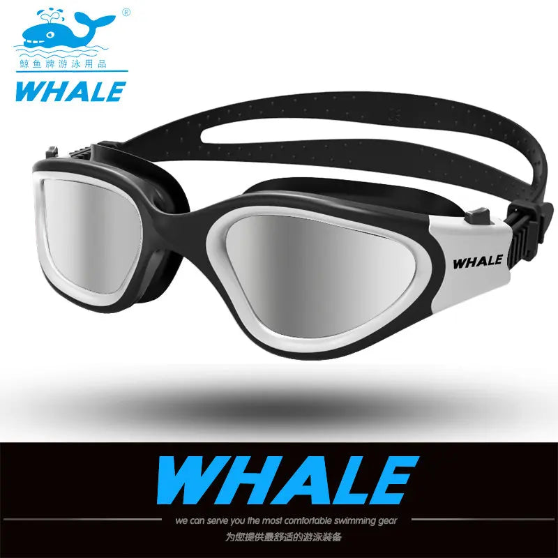 Professional Anti-Fog UV Swimming Goggles for Adults - Waterproof Silicone