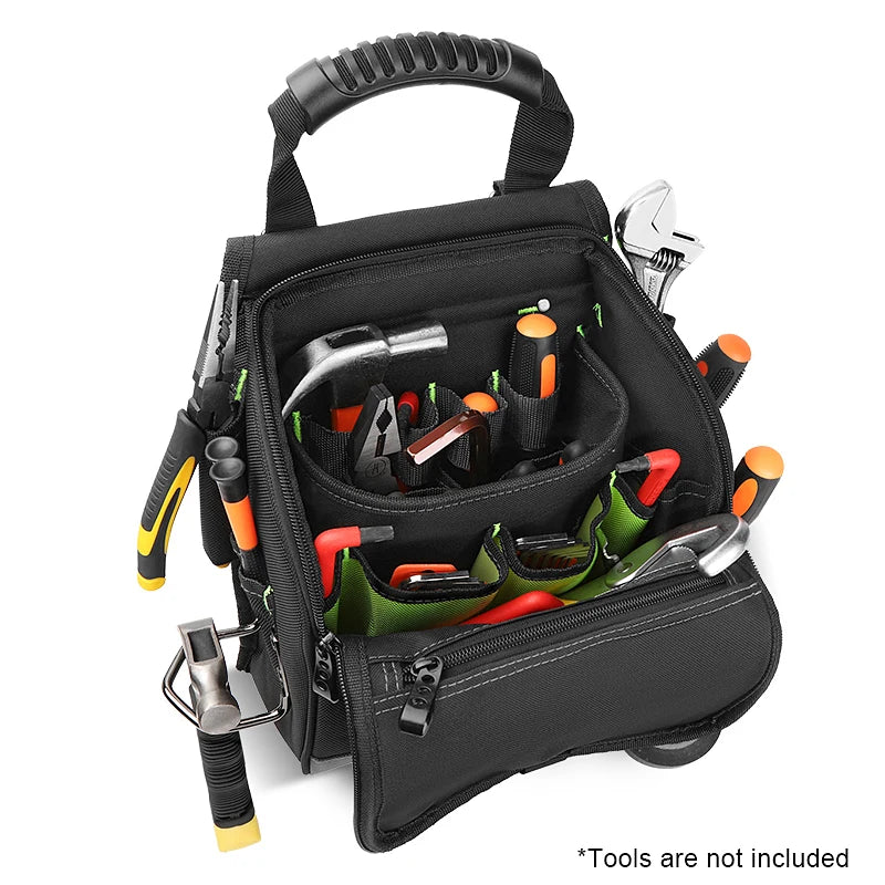 JAKAH Professional Electricians Tool Pouch | 21 Pockets, Ergonomic Handle