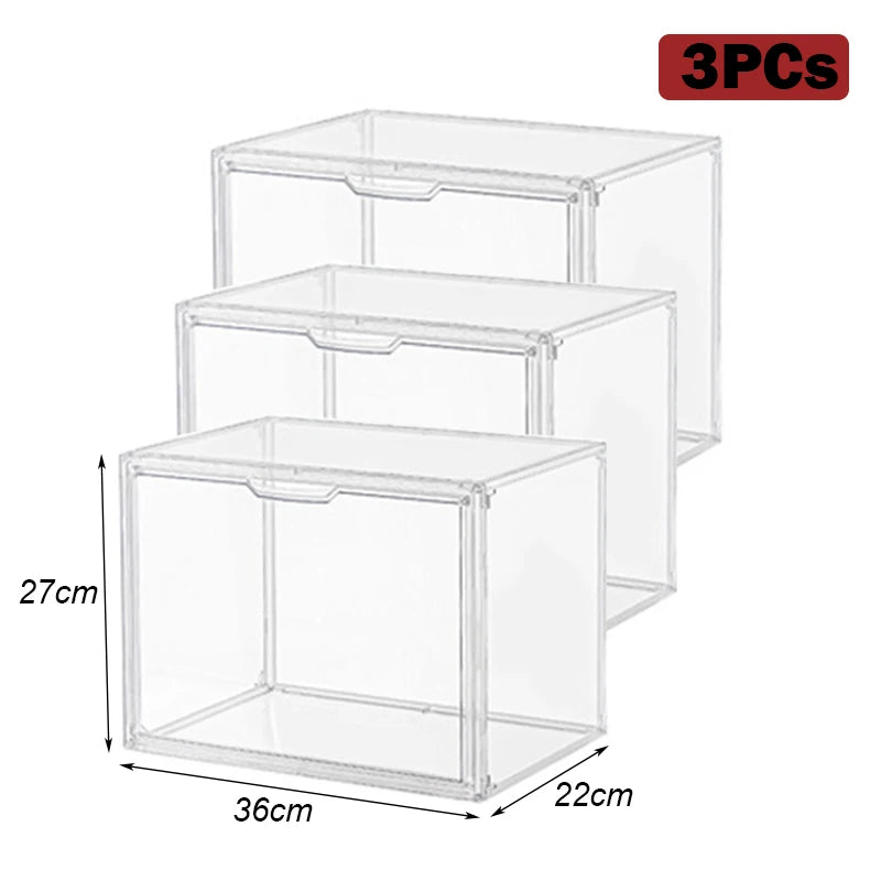 Large Capacity Clear Acrylic Organizer Box for Figures, Blind Boxes & Makeup