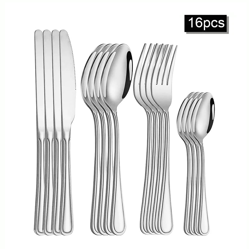 Vabena Premium Stainless Steel Cutlery Set - Dining Collection