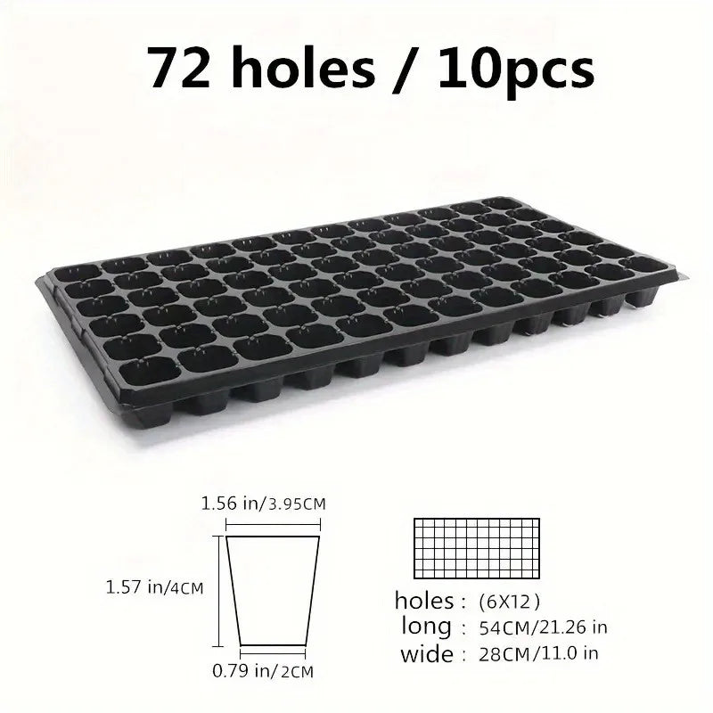 Nursery Seed Starter Tray - Greenhouse & Garden Plant Germination