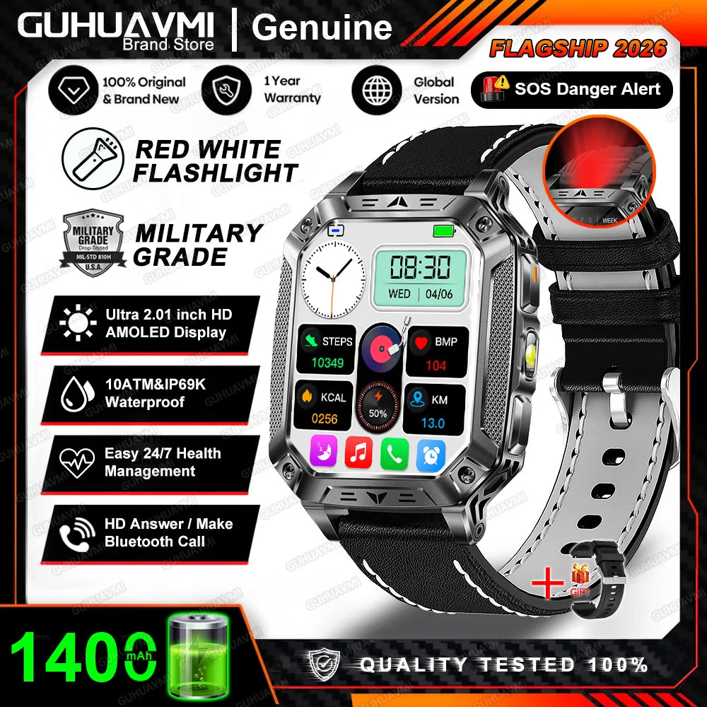 Apex Outdoor Smartwatch | GPS, Flashlight, AMOLED, 10ATM - Your Ultimate Adventure Companion